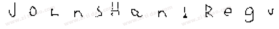 JohnsHand Regular字体转换